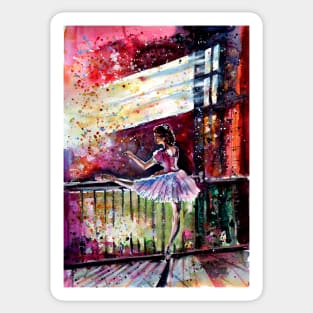 Ballerina dancing Sticker